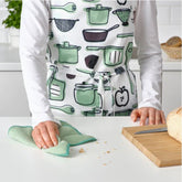 IKEA RINNIG Dish-Cloth, Green 25x25 cm